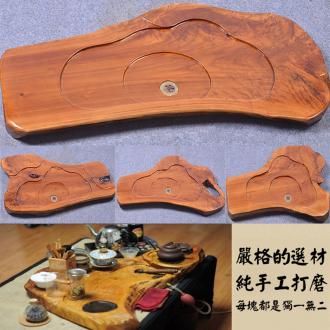 c139杉木根茶盤 （物件過大，不可...